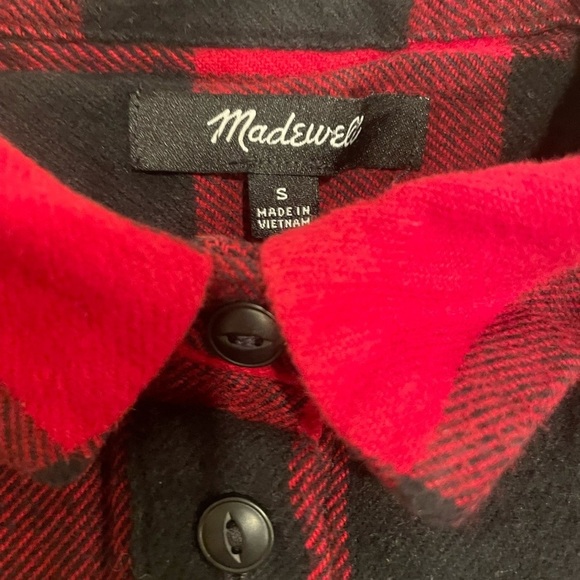Madewell Buffalo Plaid Cotton Flannel - Picture 2 of 7